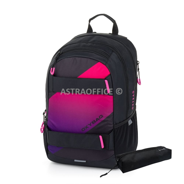 Studentský batoh + etue OXY Sport Ombre girl