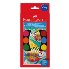 vodové barvy Faber Castell 21 odstínů velká sada 125021