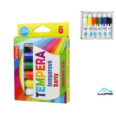 Barvy tempery Luma 6 barev