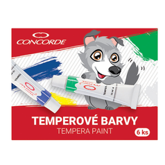 temperové barvy Concorde 6 barev A65328