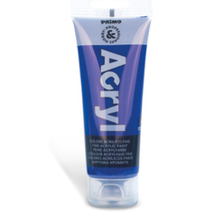 akrylová barva 75ml  modrá  č. 500