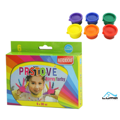 prstové barvy Luma 6 barev á 30ml E330296