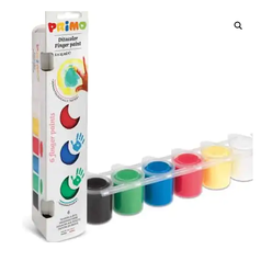 Barvy prstové PRIMO 6x25ml