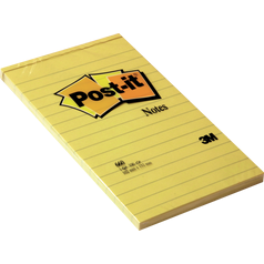 Samolepící bloček linkovaný Post-it 100 ls 102 x 152 mm