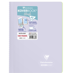 Zápisník Clairefontaine Koverbook, A4, linkovaný, 80 listů, blush, assort barev