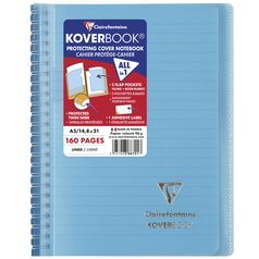 Zápisník Clairefontaine Koverbook A5, linkovaný, 80 listů, assort barev