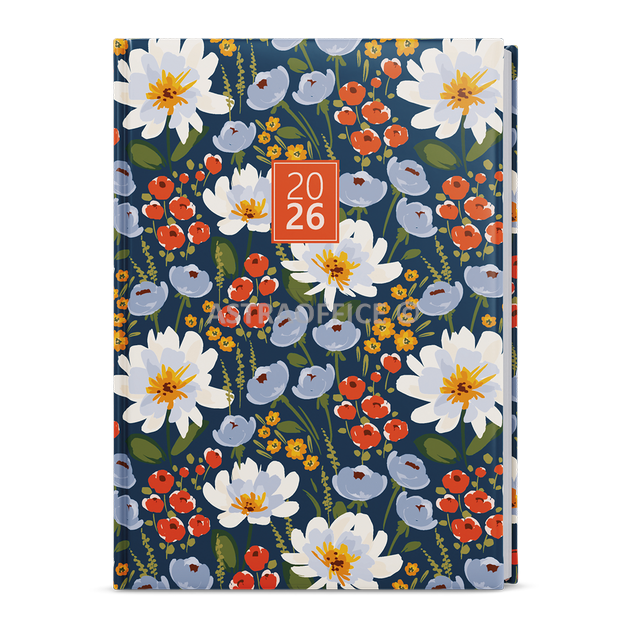 Denní diář - Adam - Lamino - B6 - Květiny