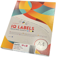 Etiketa IQ Labels A4 bílá 191x38 mm 100 listů v balení