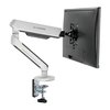 Polohovatelný držák ULTRADESK OFFSHOOT Single pro monitor, 9KG, svorka a průchodka stolu, 17''-32'', 75x75/100x100, bílý