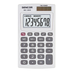 kalkulačka kapesní SENCOR 255/8 míst kalkulačka kapesní SENCOR 255/8 míst