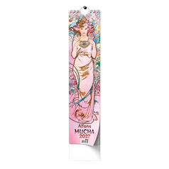 Nástěnný kalendář Kravata Alfons Mucha 2027