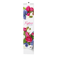 Nástěnný kalendář - Kravata - Kytice