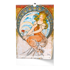 Nástěnný kalendář A3 Alfons Mucha 2027