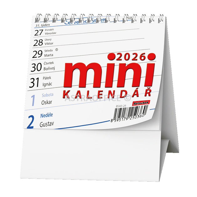 Stolní kalendář - MINI kalendář