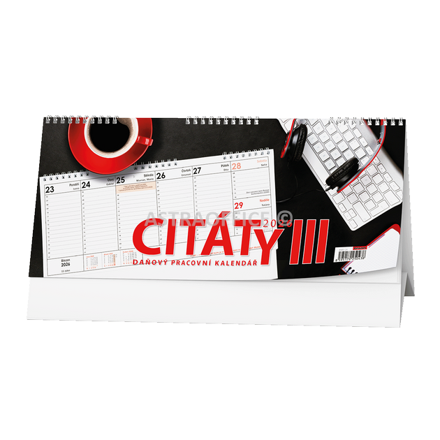 Stolní kalendář - Pracovní kalendář CITÁTY III