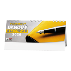 Stolní kalendář - Poznámkový daňový kalendář