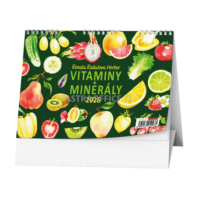 Stolní kalendář - Vitamíny a minerály Renaty Raduše Herber