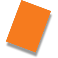 Barevný karton 180 g oranžovýA4