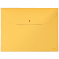 Obálka Leitz Cosy A4, neprůhledný PP, 3 ks, teplá žlutá