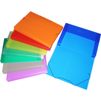 Box na spisy průhledný DIAGONAL  A4 - mix barev