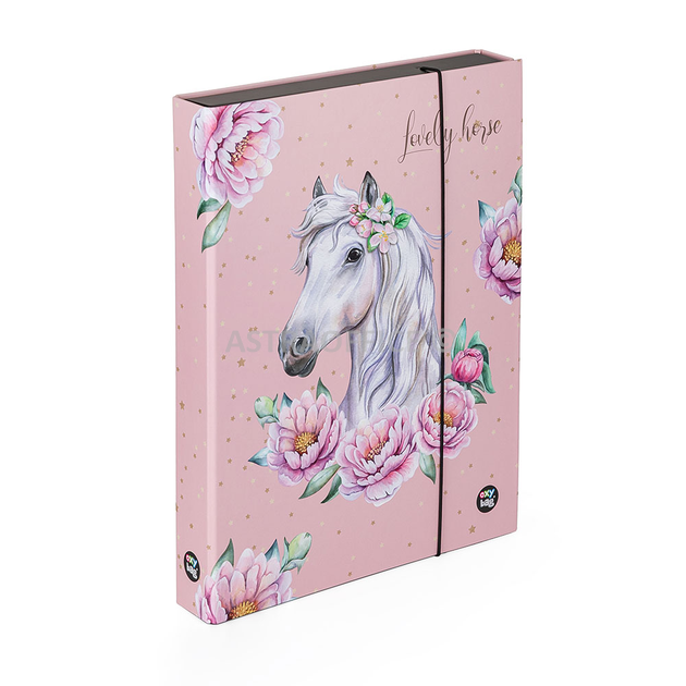 Box na sešity A4 Jumbo kůň romantic , 5-71023