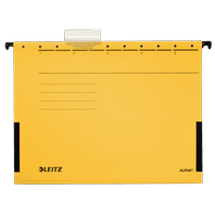 Závěsné desky Leitz Alpha s bočnicemi - žluté