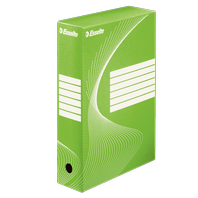 Archivační krabice Esselte 80 mm - zelená 128414