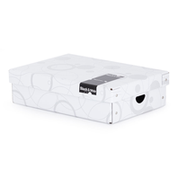 box archivační úložný Blak&White malý  35,5 x 24 x 9 cm  bílý