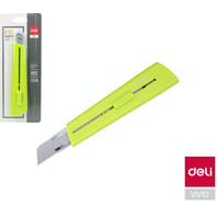 Nůž odlamovací vysouvací DELI 169mm zelený E2040