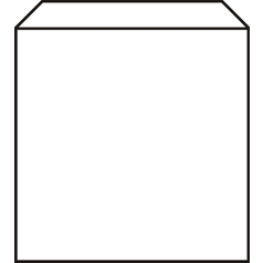 Poštovní obálka na CD 125 x 125 mm bez okénka
