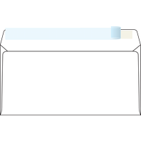 Poštovní obálka samolepící bílá DL bez okénka s KP