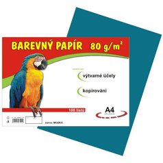 Náčrtkový papír A4 modrý 100 ls