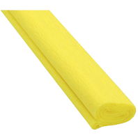 Barevný krepový papír 50 x 200 cm - 03 citrónový