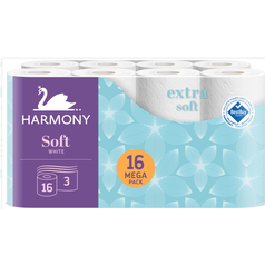 toaletní papír Harmony Soft White 16 rolí 3vrstvý
