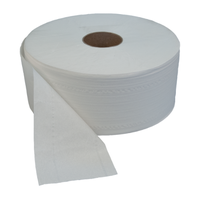 toaletní papír JUMBO 75% bělený recykl  průměr 28cm dvouvrstvý 260m