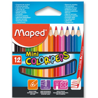 Pastelky Maped Color'Peps trojhranné /12 barev MINI