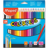Pastelky Maped Color'Peps trojhranné /24 barev