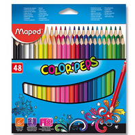 Pastelky Maped Color'Peps trojhranné /48 barev