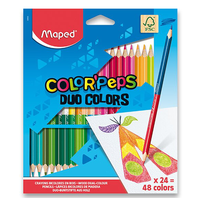 Pastelky Maped Color'Peps DUO oboustranné 48 barev