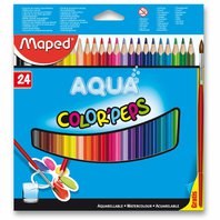pastelky Maped Color'peps AQUA /24 barev + štětec