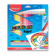 Pastelky Maped Color'Peps OOPS bezdřevé trojhranné /24 barev