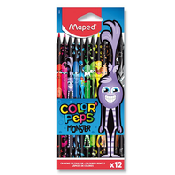 Pastelky Maped Color'Peps Monster trojhranné /12 barev
