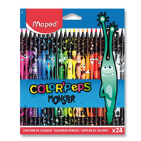 Pastelky Maped Color'Peps Monster trojhranné /24 barev