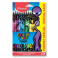 Pastelky Maped Color'Peps Monster trojhranné /18 barev