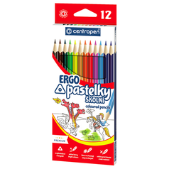Pastelky CENTROPEN 9521 trojhranné 12 barev