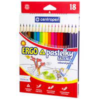 Pastelky CENTROPEN 9521 trojhranné 18 barev