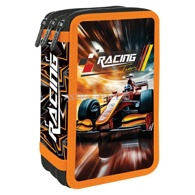Penál plný - 3 patra, 43 kusů JUNIOR S8 - Racing Team