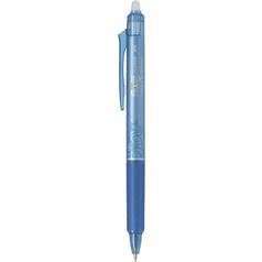 Pilot  FriXion Ball Clicker - Gelový roller - hrot F (0,5) - světle modrý