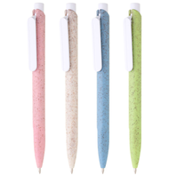 Kuličkové pero Mala  natur/plast šetrné k životnímu prostředí, mix barev