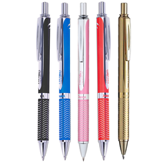Celokovový gelový roller Pentel BL407 mix barev